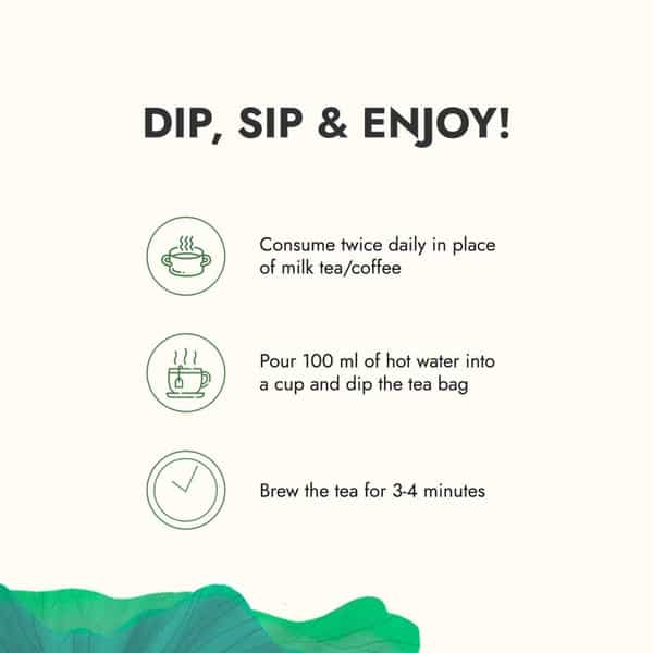 Kapiva Get Slim Tea (45Gms) | Lemongrass Flavor + Natural Metabolism Booster
