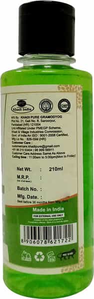 Khadi Pure Herbal Neem & Aloevera Shampoo - 210Ml