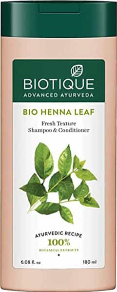 Biotique Henna Leaf Hair Shampoo & Conditioner- 180Ml
