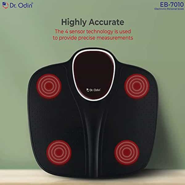 Dr. Odin Electronic Personal Scale Black-Eb-7010