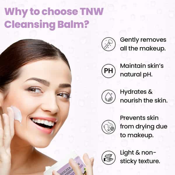 Tnw The Natural Wash Unfilter Cleansing Balm | Makeup Remover & Deep Cleanser 50 Gm