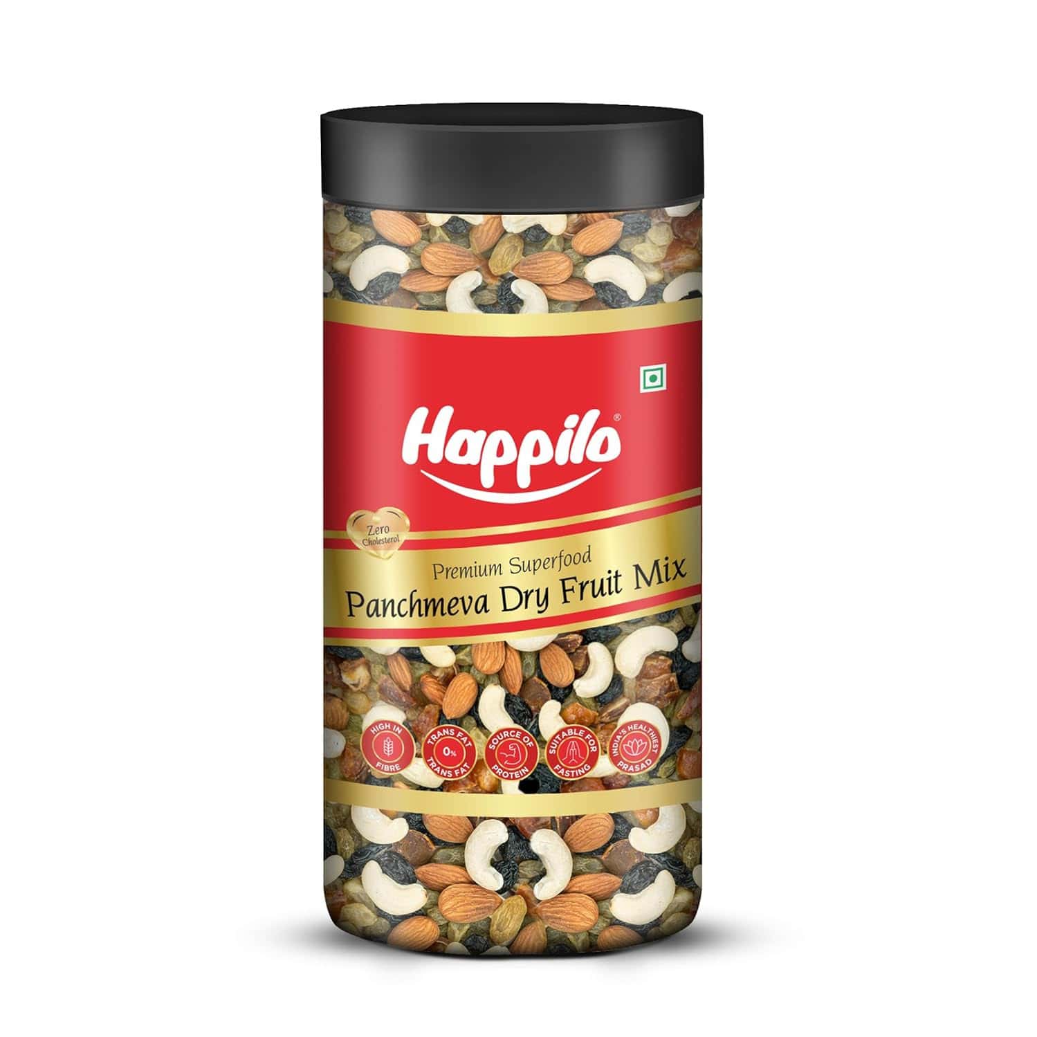 Happilo Panchmewa Dry Fruit Mix 450g Jar (535)