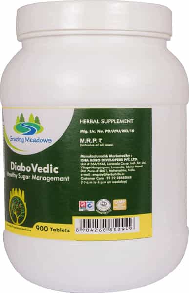 Grazing Meadows Diabonorm 900 Tablets | Natural Supplement For Healthy Sugar Management (Pack Of 2)