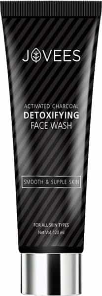 Jovees Activated Charcoal Detoxifying Face Wash Smooth & Supple Skin - 120 Ml