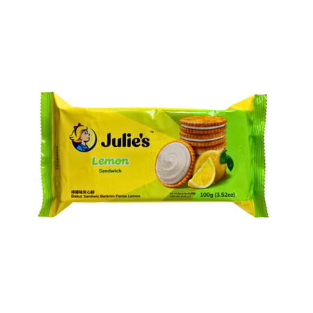 Julie'S Lemon Flavoured Cream Sandwich - 100 G