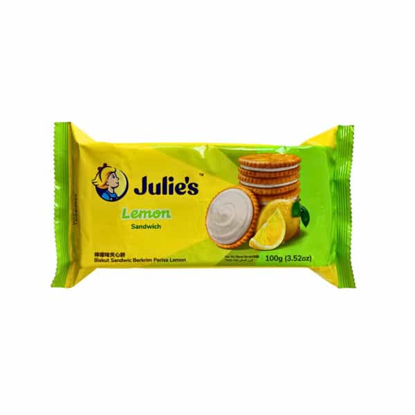 Julie's Lemon Flavoured Cream Sandwich - 100 G