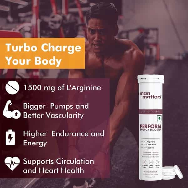 Man Matters Perform Energy Booster 30 Tablets