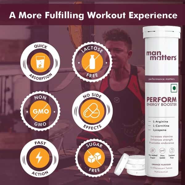 Man Matters Perform Energy Booster 30 Tablets