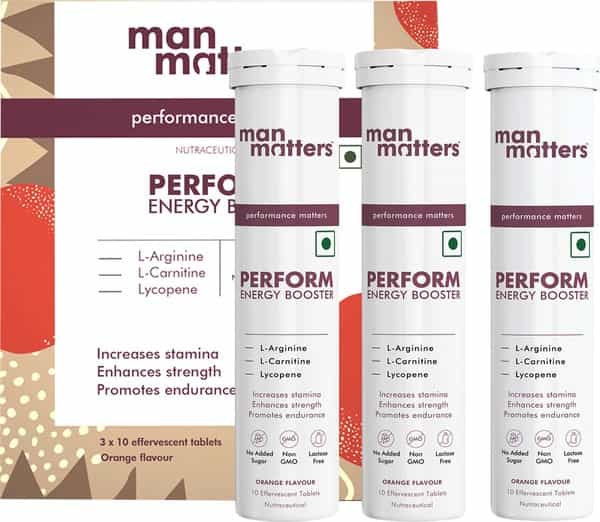 Man Matters Perform Energy Booster 30 Tablets