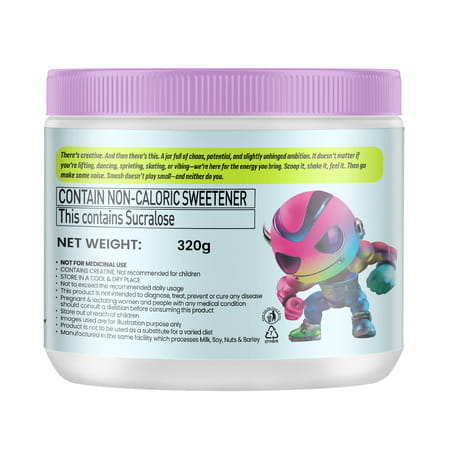 Smash Micronised Creatine Monohydrate Powder | Rage-Orange (80 Servings | 320g)
