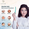 Azah Feather Touch Face & Eyebrow Razor (Women)|Scratch Free Facial Hair Removal|Soft Hair|3X Pack