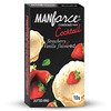 Manforce Cocktail Condoms (Dotted-Rings) Strawberry & Vanilla Flavoured 10 Pcs X Pack Of 5