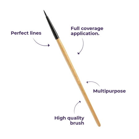 Sanfe Selfly Eyeliner Makeup Brush For Perfect 1 Piece