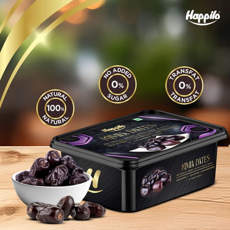 Happilo Premium Super Soft Kimia Dates 500g