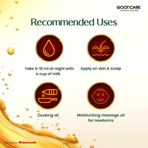Goodcare Pure & Natural Premium Sweet Almond Oil (Rogan Badam) For Body | Skin & Hair