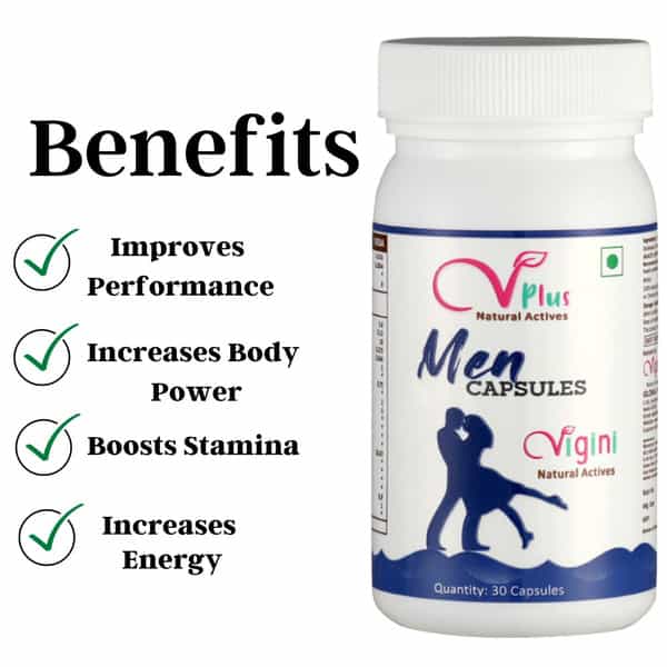 Vigini Performance Sexual Penis Increase Stamina Testo Power Testosterone Vigour Booster Capsules 