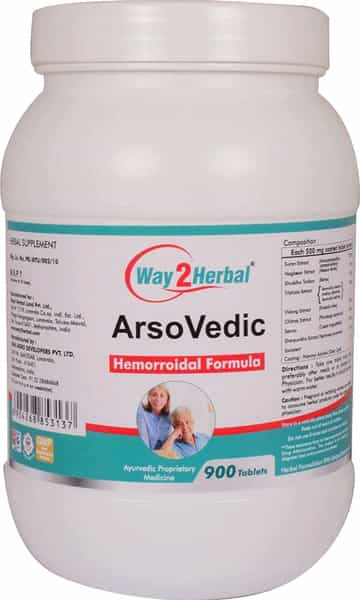Way2herbal Arsovedic - 900 Tablets Pack Of 2