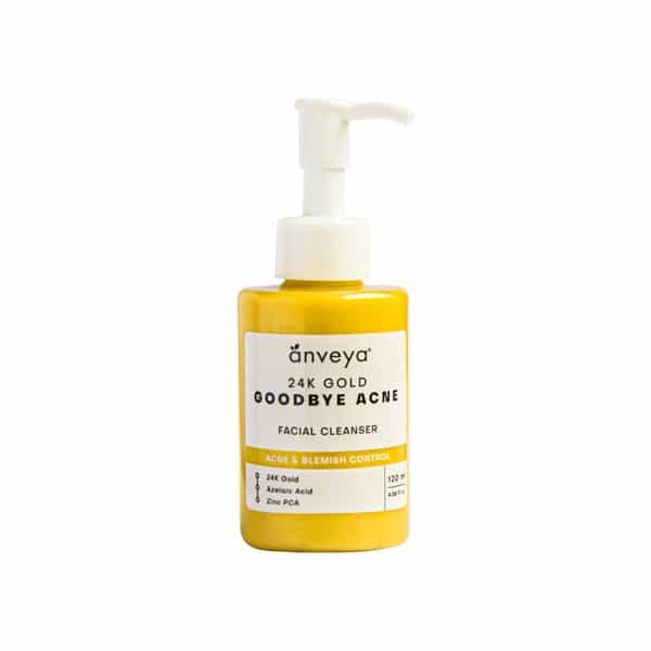 Anveya Goodbye Acne Cleanser (Face Wash) 120Ml For All Skin Types