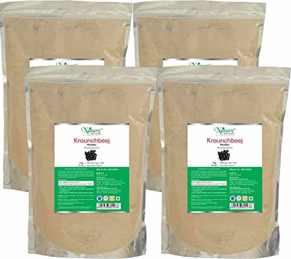 Naturz Ayurveda Krounchbeej Powder - 1 Kg Powder - Pack Of 4