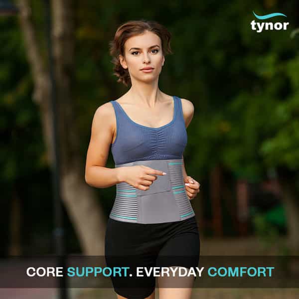 Tynor Abdominal Belt Grey Small 1 Unit