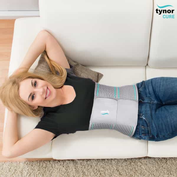 Tynor Abdominal Belt Grey Small 1 Unit