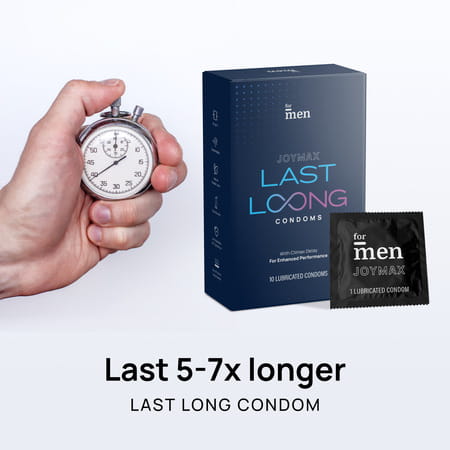 Formen Joymax Last Long Delay Condoms |10 Count (Pack Of 1)