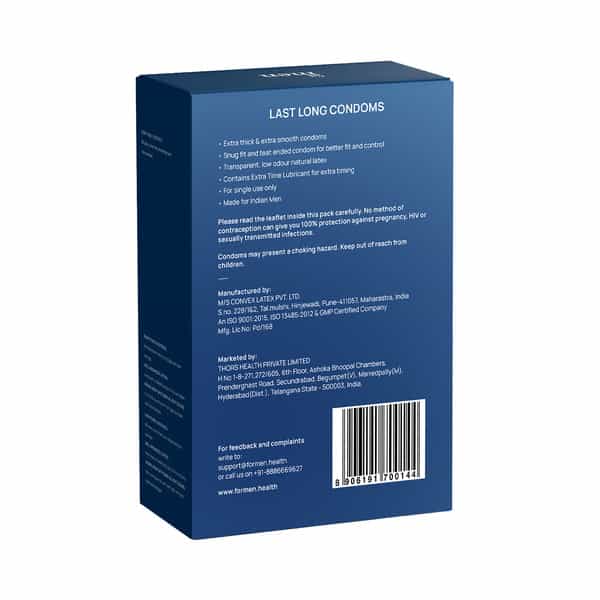 Formen Joymax Last Long Delay Condoms |10 Count (Pack Of 1)