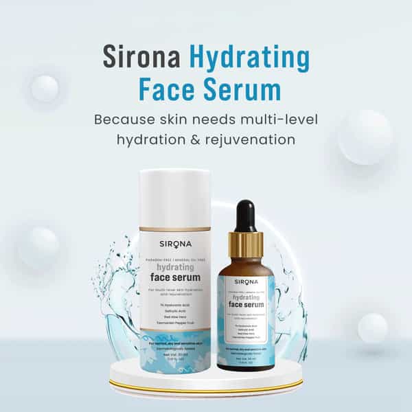 Sirona Daily Hydrating Face Serum For Women & Men 30 Ml