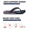 Ortho Cheer Women's Orthopedic And Diabetic Relief Super Soft Slipper | Navy Blue | Size - 5