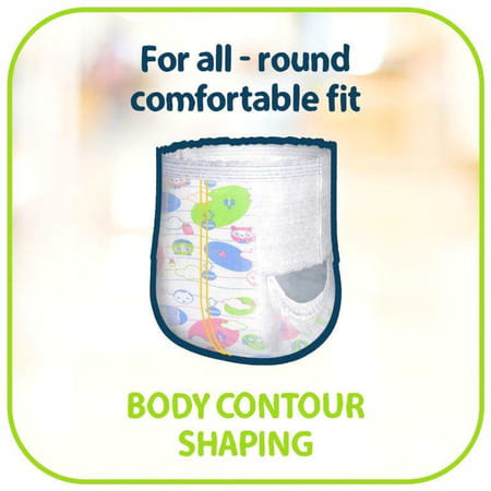 Little Angel Extra Dry Baby Pants Diaper Large (L) Size 68 Count | Pack Of 2 | 34 Count | 8-14kg