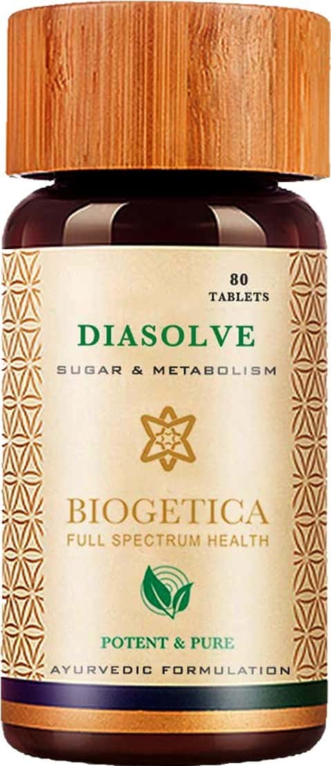 Biogetica Diasolve (Diabetes Type 2 Sugar) - 80 Tablets
