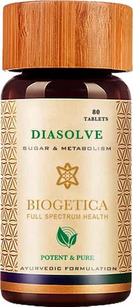 Biogetica Diasolve (Diabetes Type 2 Sugar) - 80 Tablets