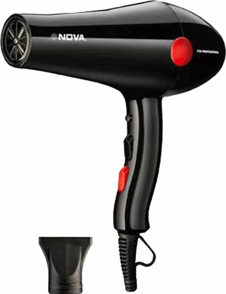 Nova Nhp 8210 1800 Watts Proffesional Hair Dryer For Women (Red)