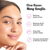 Plush Flawless & Reusable Eyebrow & Face Razor For Women Pack Of 3