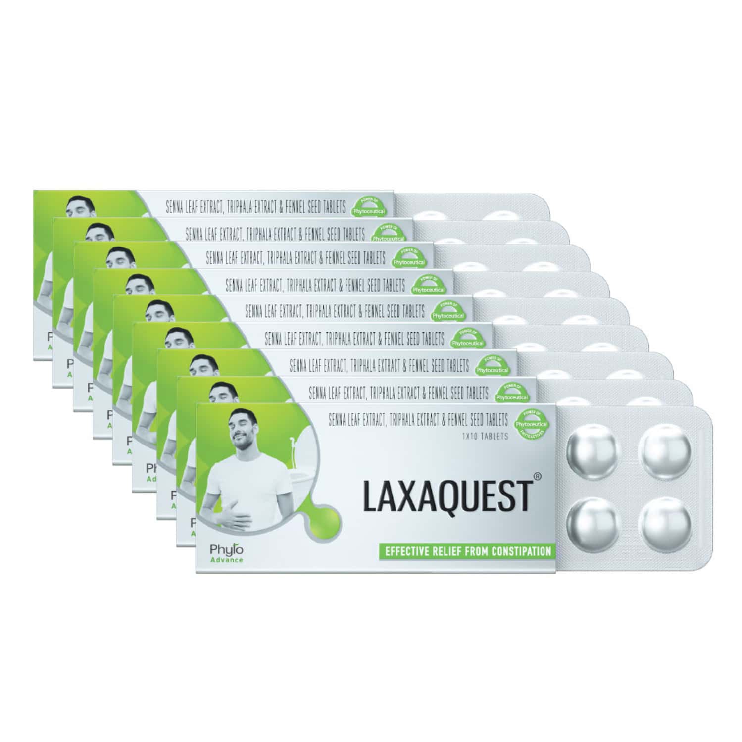 Laxaquest Effective Relief From Constipation (pack Of 9)
