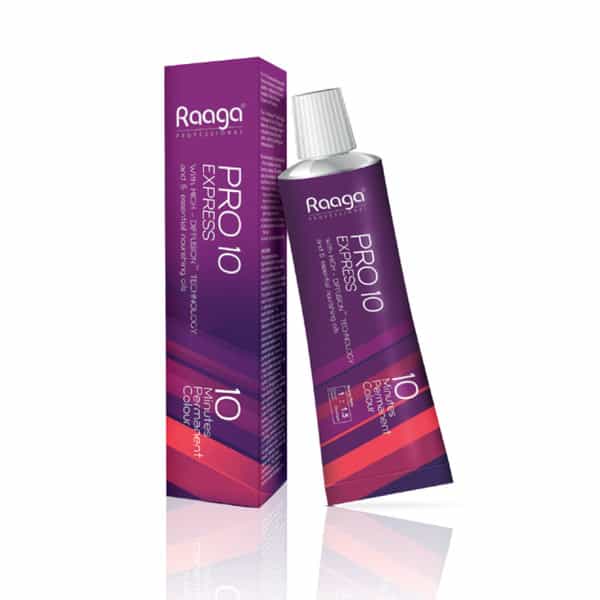 Raaga Professional Pro 10 Express Permanent Hair Color | Dark Blonde | 6 | 90 Gm