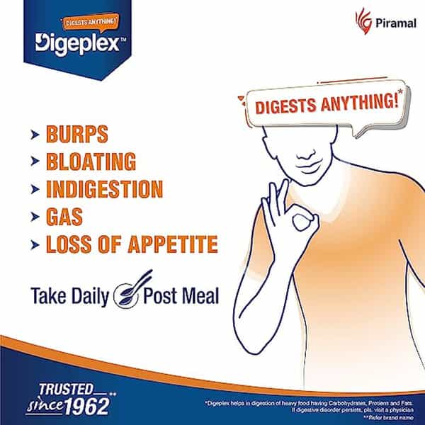 Digeplex Liquid And Tablet | Pack Of 2 (200 Ml X 2)