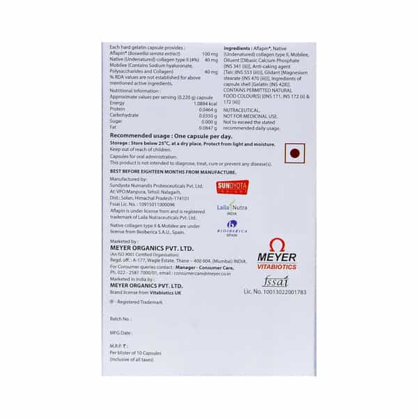 Jointace Trio Strip Of 10 Tablets