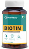 Pharmeasy Biotin 10000Mcg With Calcium - Prevents Hair Fall - Bottle Of 120