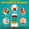 Pharmeasy Biotin 10000Mcg With Calcium - Prevents Hair Fall - Bottle Of 120
