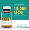 Pharmeasy Biotin 10000Mcg With Calcium - Prevents Hair Fall - Bottle Of 120