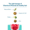 Hk Vitals Biotin Hair Gummies | 10000 Mcg Biotin With Zinc | Vegan | Strawberry (60 No)