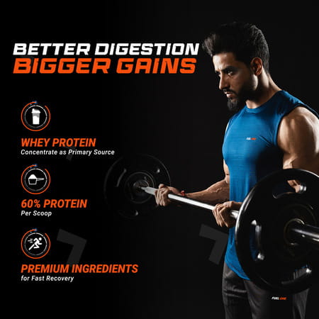 Fuel One Whey Protein (Fudge Chocolate | 1kg / 2.2lbs) | 24g Protein