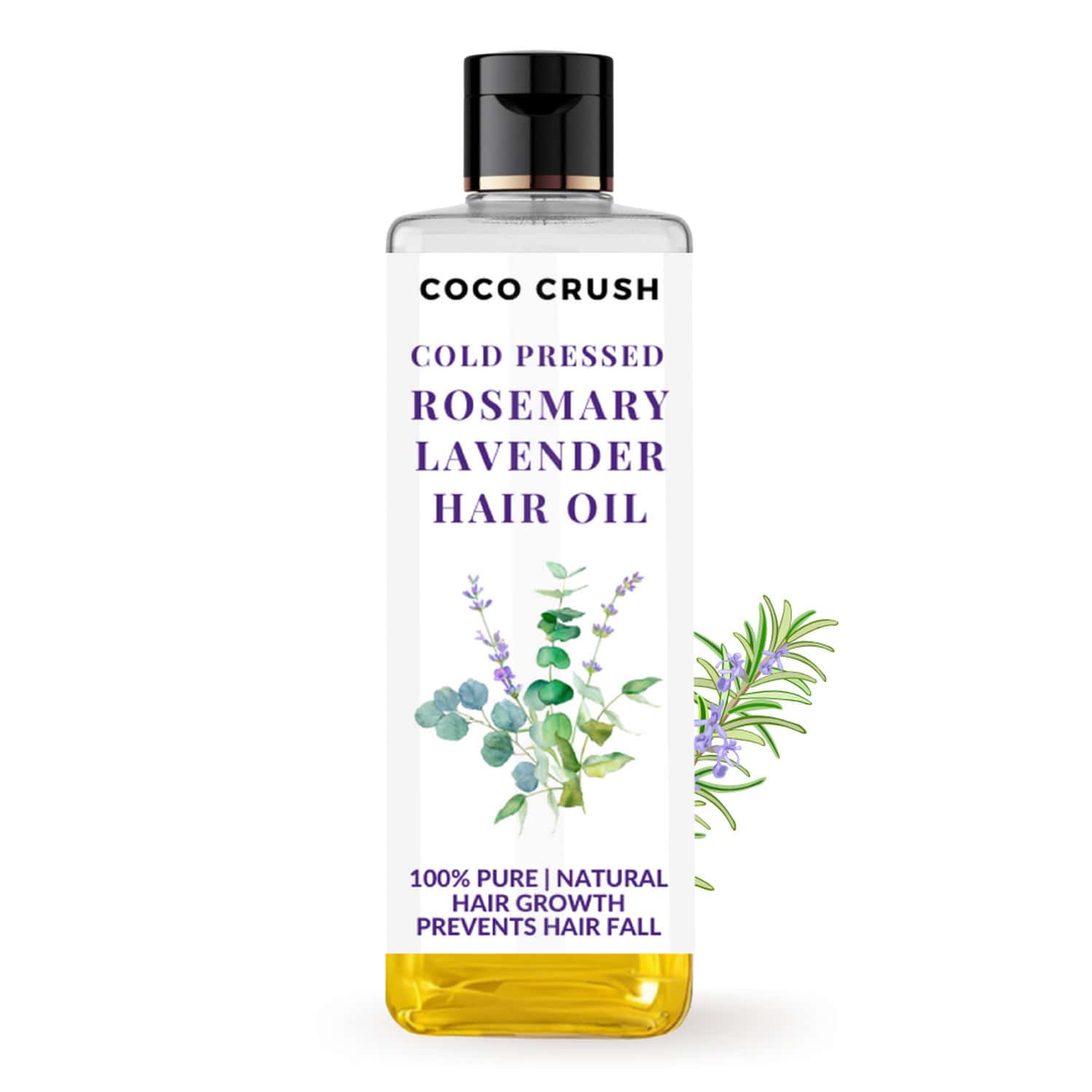 Coco Crush Rosemary Lavender Hair Oil - 100ml