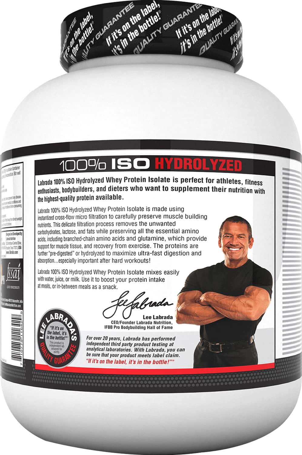 Buy LABRADA 100 ISO HYDROLYZED WHEY PROTEIN ISOLATE 4.4 LBS (2KG
