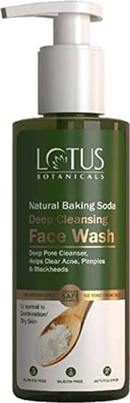 Lotus Botanicals Baking Soda Deep Cleansing Face Wash | Oil Control Anti - Acne | 180ml