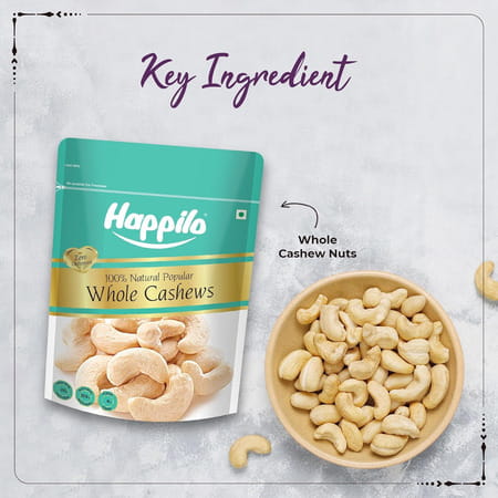 Happilo Natural Popular Cashews 400g