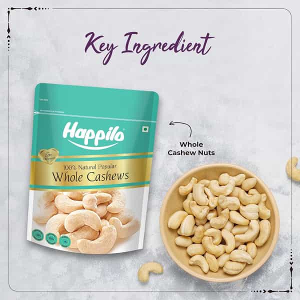 Happilo Natural Popular Cashews 400G