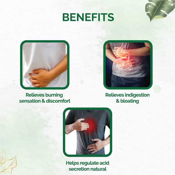 Dr. Vaidya's Acidity Relief -30 Capsules - Pack Of 3