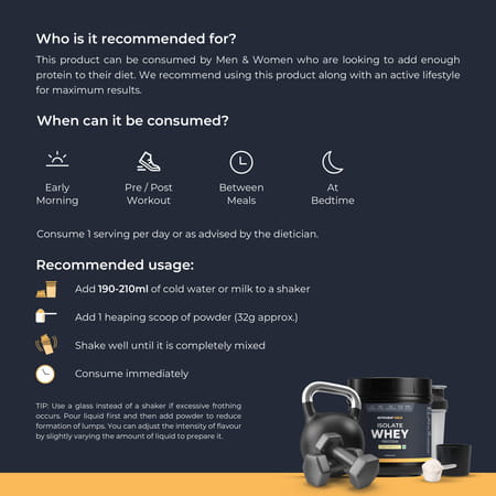 Nutrabay Gold 100% Whey Protein Isolate|26G Protein|Muscle Support & Recovery|Kesar Badam Pista|500G